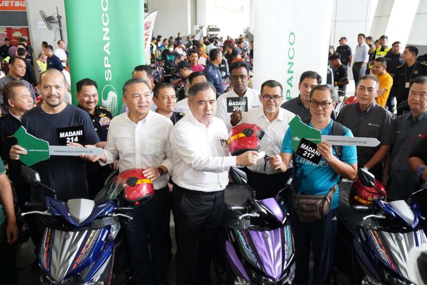 Spanco beri sumbangan 55 unit Yamaha Ego Avantiz kepada mangsa kebocoran gas di Putra Heights 1900026