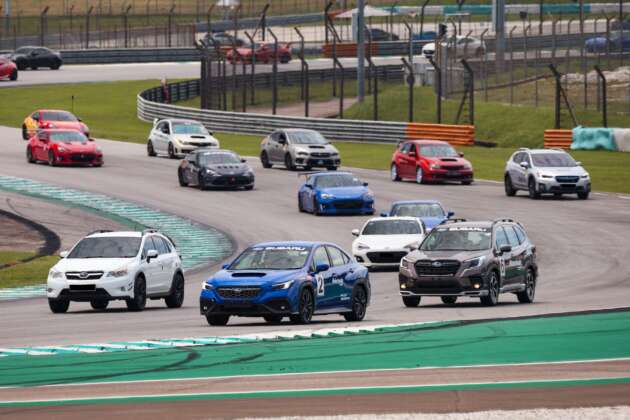 Subaru Track Day 2025 – 185 Subaru owners in attendance at Petronas Sepang International Circuit