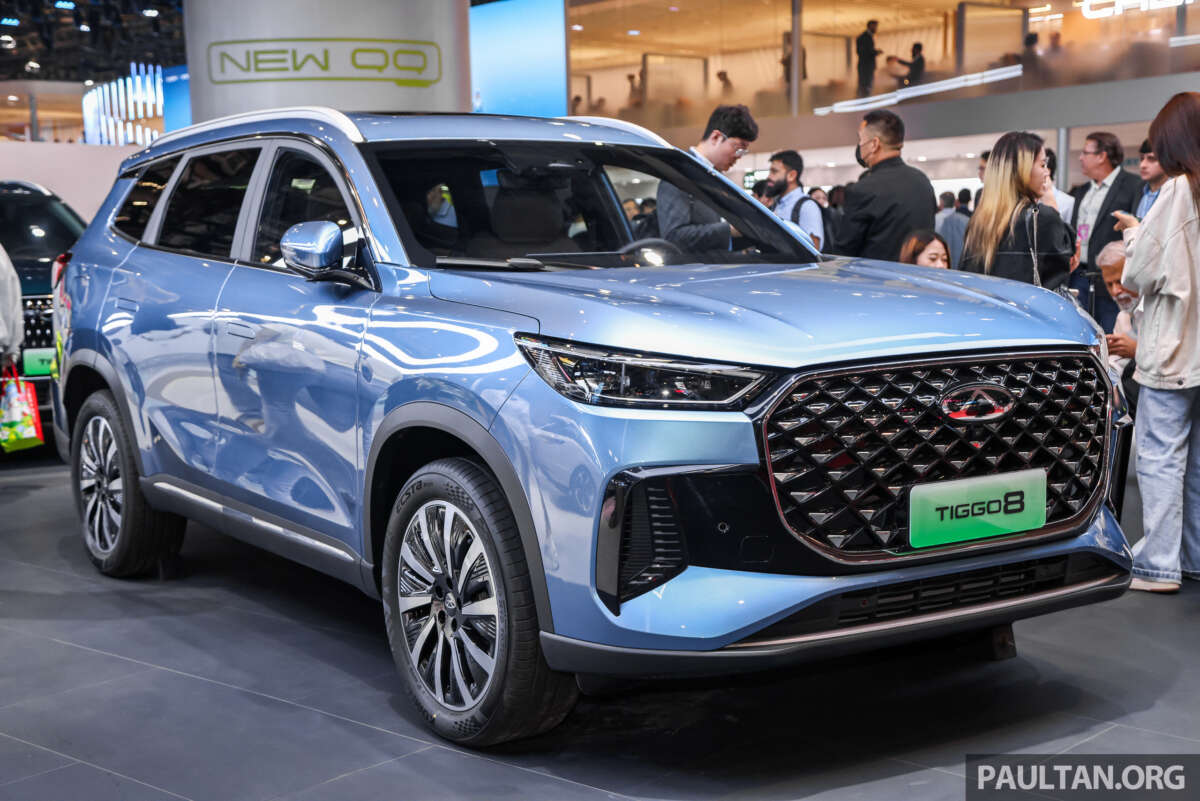Chery Tiggo 8 PHEV Facelift At Auto Shanghai 2025 New Exterior Chery Tiggo 8 PHEV Facelift At Auto Shanghai 2025 New Exterior