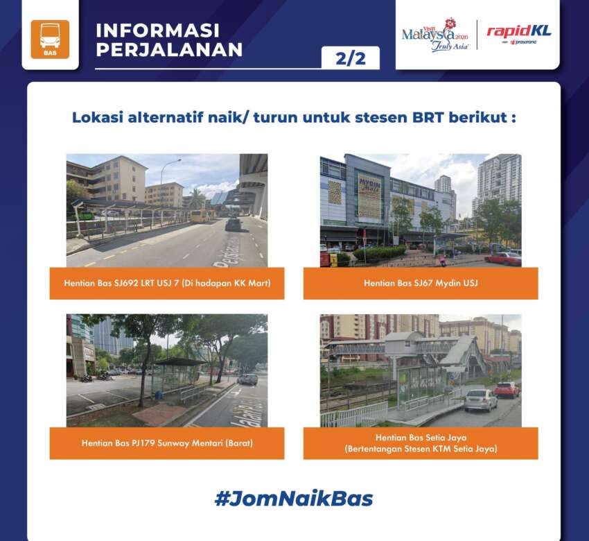BRT Sunway beroperasi di aras jalan pada 3 Mei – trek bertingkat diguna untuk Under Armour Infinite Race 1908354