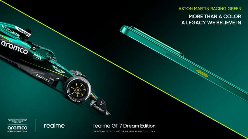 Aston Martin F1 teams up with Realme for GT 7 Dream Edition phone – launching May 27, multi-year deal 1918190