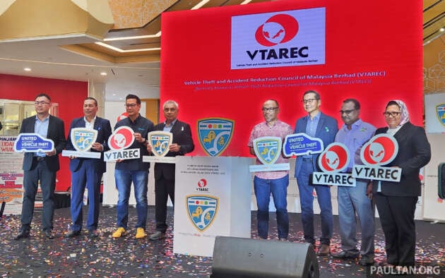 VTAREC lancar kempen kesedaran kecurian kenderaan dan kemalangan jalan raya di seluruh negara