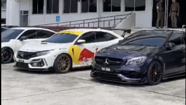 Pemandu Malaysia didenda polis Thai kerana ganggu ketenteraman termasuk berlumba haram di Hat Yai