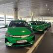 Grab Malaysia lancar perkhidmatan e-hailing EV dari KLIA – guna 10 MPV BYD M6 sebagai permulaan
