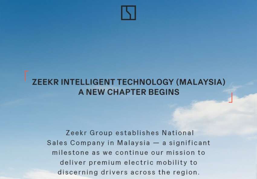 Zeekr Intelligent Technology Malaysia ditubuhkan – prinsipal ambil alih sebagai pengedar rasmi 1933132