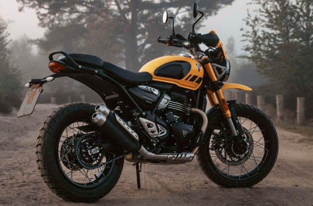 Triumph Scrambler 400 XC didedah – penampilan lebih lasak, rim spoked 19 inci depan dan 17 inci belakang