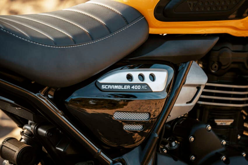 Triumph Scrambler 400 XC didedah – penampilan lebih lasak, rim spoked 19 inci depan dan 17 inci belakang 1938907
