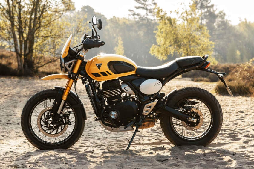 Triumph Scrambler 400 XC didedah – penampilan lebih lasak, rim spoked 19 inci depan dan 17 inci belakang 1938913