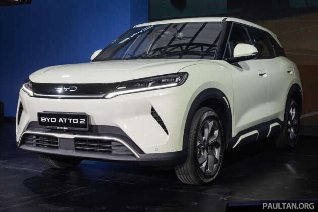 BYD Atto 2 dilancar di Malaysia – 177 PS/290 Nm, bateri 51.13 kWj, jarak gerak 350 km; dari RM100k