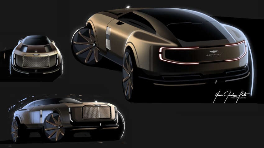 Bentley EXP 15 unveiled – three-door, three-seat fastback concept hints at brand’s first EV due in 2026 1937814