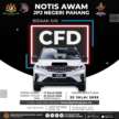 JPJ eBid: Siri SWP dan CFD dibuka untuk bidaan