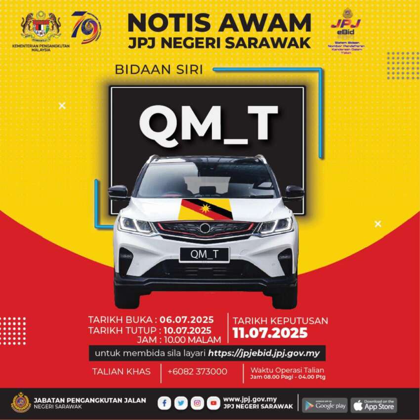 JPJ eBid: Siri DFL dan QM_T dibuka untuk bidaan 1935601