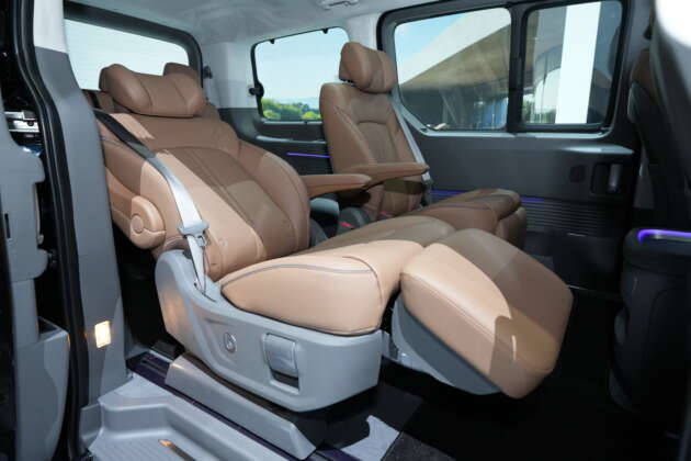 Hyundai STARIA MPV stands out with futuristic design, brass chrome accents, Premium Relaxation seats