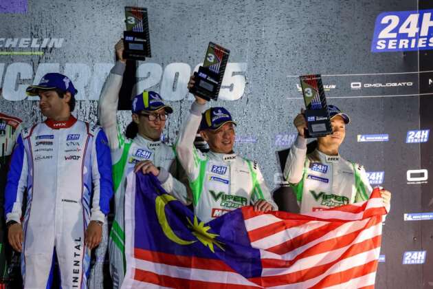 Pasukan Viper Niza kibar Jalur Gemilang di podium perlumbaan Paul Ricard 12 Jam 24H Series 2025