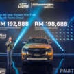 Ford Ranger Wildtrak 3.0L V6 Turbo Diesel kini di M’sia — RM193k Semenanjung, RM199k Sabah/Sarawak