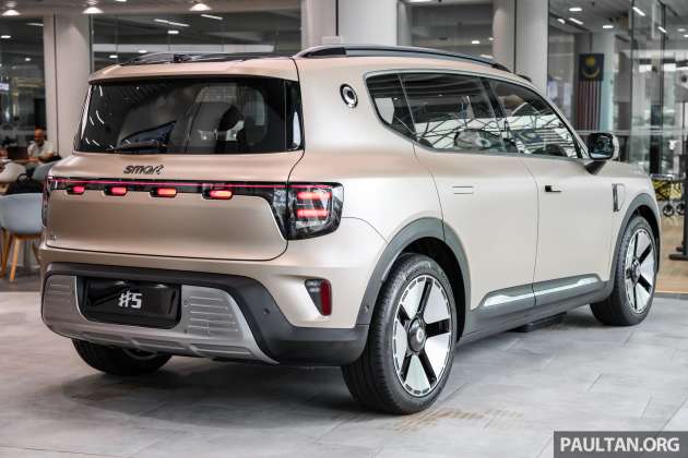 smart #5 ditunjuk di Malaysia — hingga 646 PS, 590 km WLTP, 800V, cas 400 kW, 10-80% dalam masa 15 minit