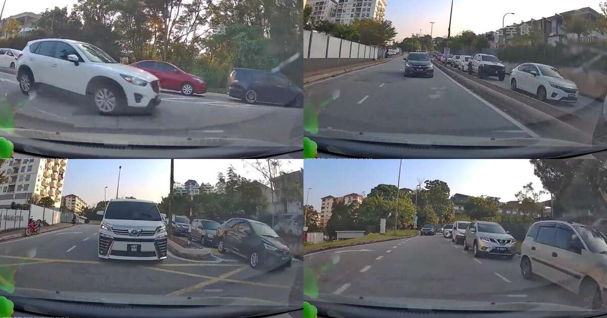 Multiple cars seen driving against traffic in viral video – it’s an offence; up to 5 years jail, min RM5,000 fine