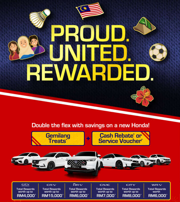 Honda Malaysia August 2025 promo – CR-V up to RM15k off, HR-V facelift RM6k, City RM8k, Civic RM7k