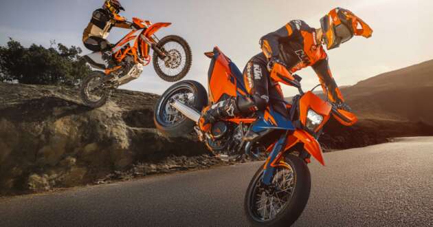 KTM 690 SMC R, 690 Enduro R 2026 diperkenal – meter kini guna skrin TFT, enjin LC4 ditambah baik, 79 PS
