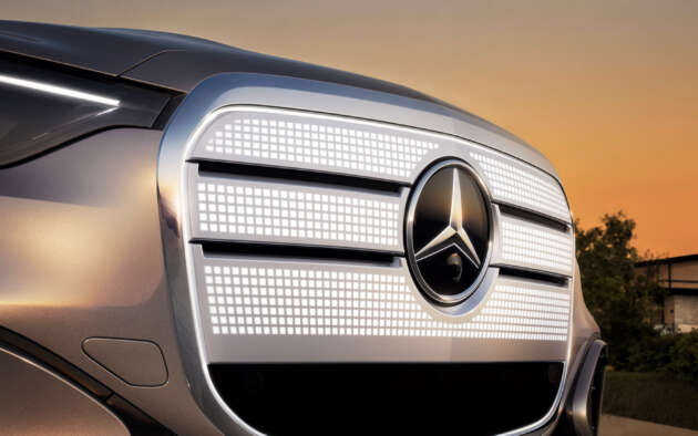 Mercedes-Benz GLC dengan EQ Technology muncul dalam teaser – hala tuju rekaan baru, gril berlampu