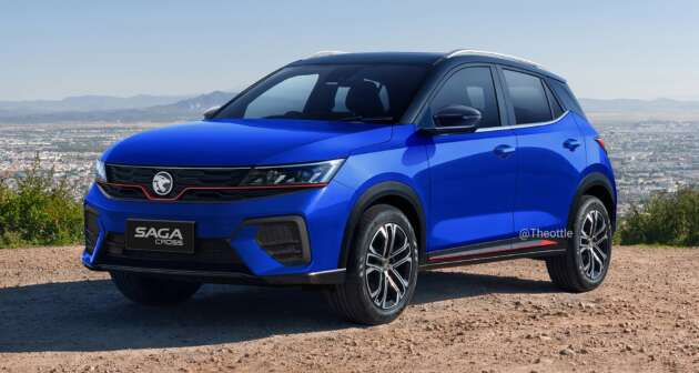 Proton Saga Cross — bayangan pesaing bagi Ativa/WR-V/Tiggo Cross; sub-jenama Saga terbaru?