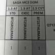 Proton Saga MC3 2025 – dokumen dalaman tertiris tunjuk semua varian dapat enjin 1.5L, pilihan AT & CVT