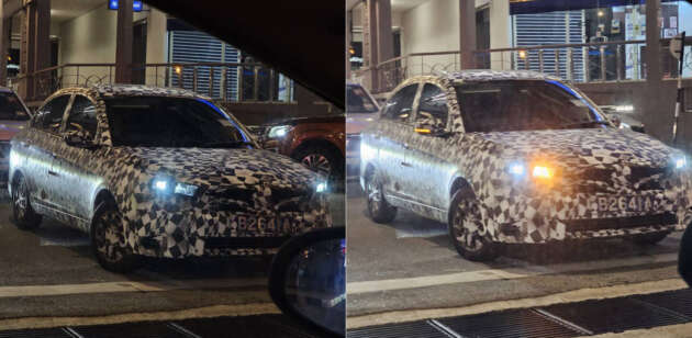Proton Saga MC3 2025 – dapat lampu hadapan LED projektor bersama signal jalur LED bina dalam