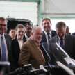 Agong visits NAMI in Russia, test drives Aurus Senat