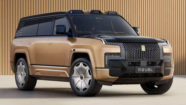 Yangwang U8L in China – BYD’s ultra-luxurious 6-seater REEV SUV rivals Rolls-Royce Cullinan; RM771k