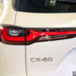Mazda CX-60 2025 dilancarkan di Malaysia – varian 2.5 High, RWD, 191 PS/261 Nm; CBU, bermula RM200k