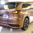 Mazda CX-80 2025 kini di Malaysia – varian 2.5G PHEV AWD High Plus, SUV enam-tempat duduk; dari RM332k