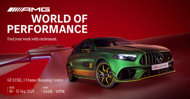 Meet the World’s Fastest Family at the Mercedes-AMG World of Performance – exclusive deals fr Sept 10-15
