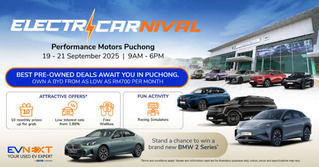 Best pre-owned deals plus a chance to win a new BMW 2 Series at Performance Motors Puchong, Sept 19-21!