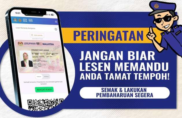 2.3 juta pemegang lesen memandu tidak aktif;  semak, baharui segera jika ingin terus memandu – JPJ
