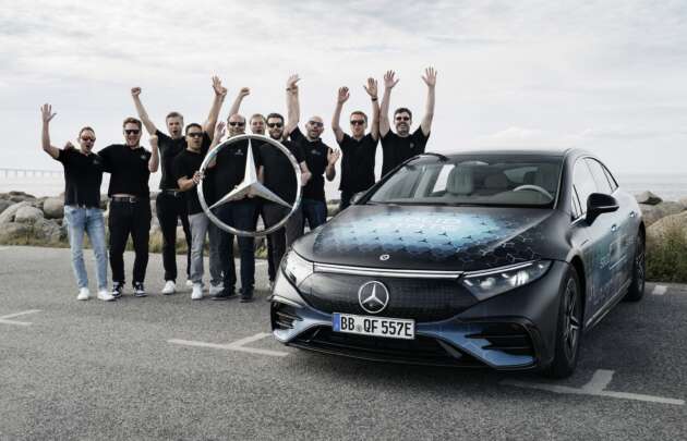 Mercedes-Benz EQS guna bateri solid-state prototaip lengkapkan perjalanan 1,205 km satu cas penuh