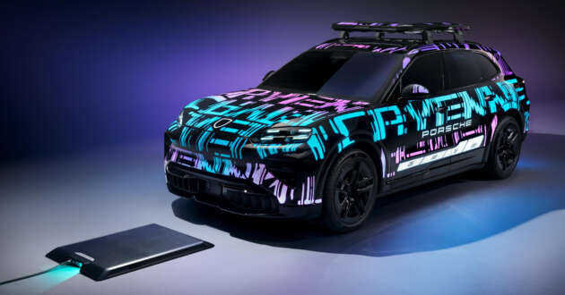 Porsche révèle la technologie de chargement AC sans fil 11 kW - Solution à une boîte offerte à Cayenne Electric