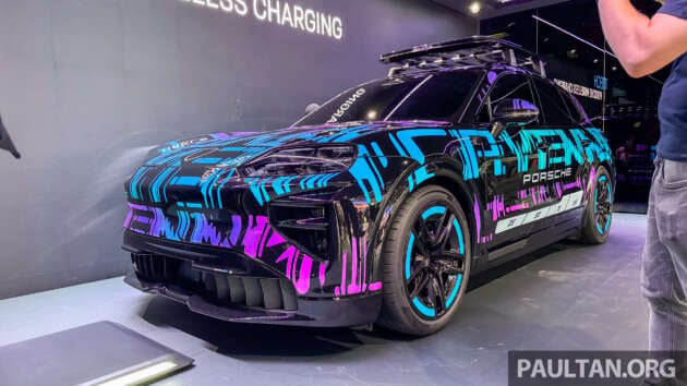 Porsche dedah teknologi pengecas AC 11-kW tanpa wayar – akan diguna pertama kali pada Cayenne EV