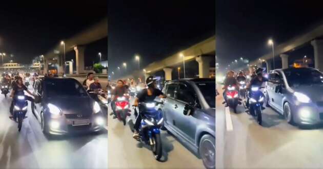 Perodua Myvi driver attacked by motorcyclists on highway in Puchong; police investigating incident