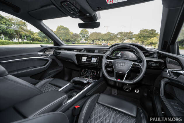 Drive home with performance, modern luxury and innovation in an Audi Q8 e-tron, from RM299,990