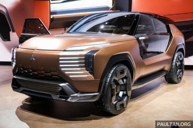 Mitsubishi Elevance Concept shown – six-seater, quad-motor plug-in hybrid SUV with glamping trailer
