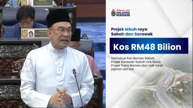 Belanjawan 2026: Projek lebuhraya di Sabah dan Sarawak melibatkan kos cecah RM48 bilion