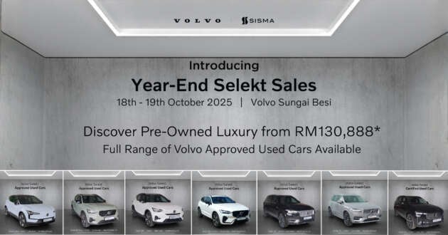 Buy a pre-owned Volvo the smart way starting from just RM130,888* with Volvo Selekt from Sisma Auto!