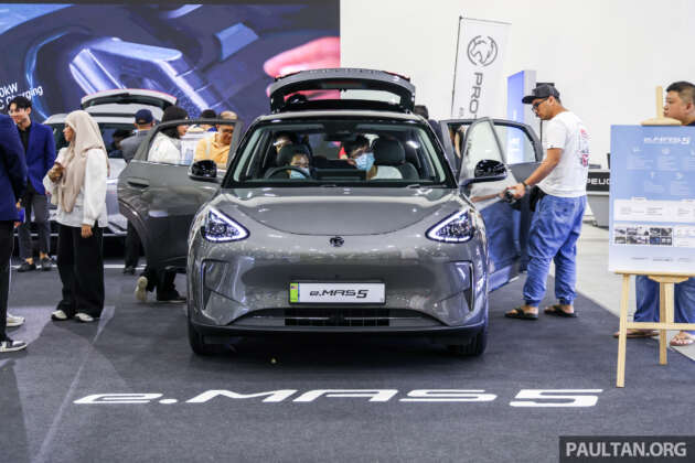 Proton eMas di ACE 2025 – eMas 5 Premium dipamer; 325 km WLTP, RM70k, ada pandu uji disediakan