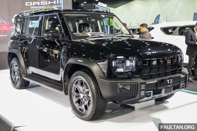 Jetour T2 dipamerkan di ACE 2025 – versi RHD, 2.0L AWD; tempahan dibuka, harga jangkaan RM179k