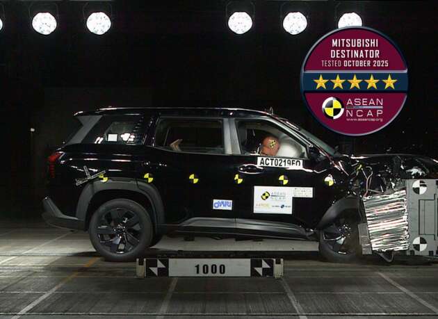 Mitsubishi Destinator terima 5-bintang ASEAN NCAP
