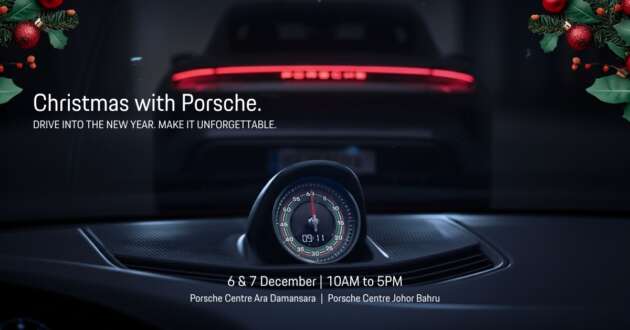Head into a festive Christmas with Porsche Malaysia – enjoy exclusive offers on selected models, Dec 6 and 7