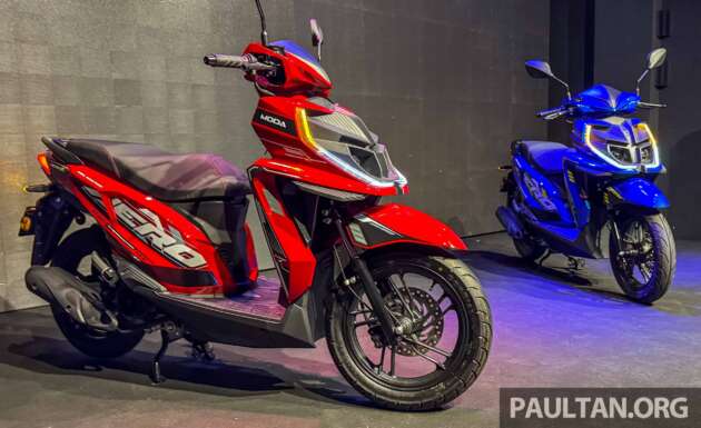 Moda Aero E dilancar untuk pasaran Malaysia – skuter 119 cc dengan lampu projector, tangki 5.5 liter, RM5.2k