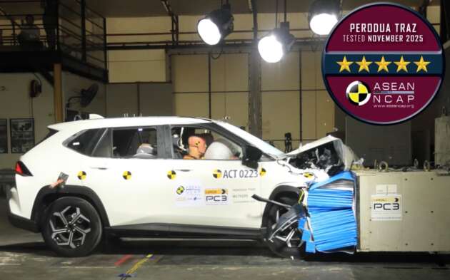 Perodua Traz raih lima-bintang untuk ASEAN NCAP