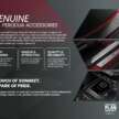 Perodua Traz with GearUp official accessories range – one-year warranty, available on instalment plan