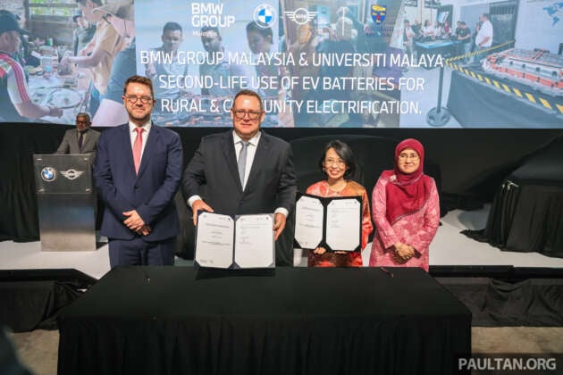 BMW Malaysia enters into partnership with Universiti Malaya for EV battery second life applications R&D